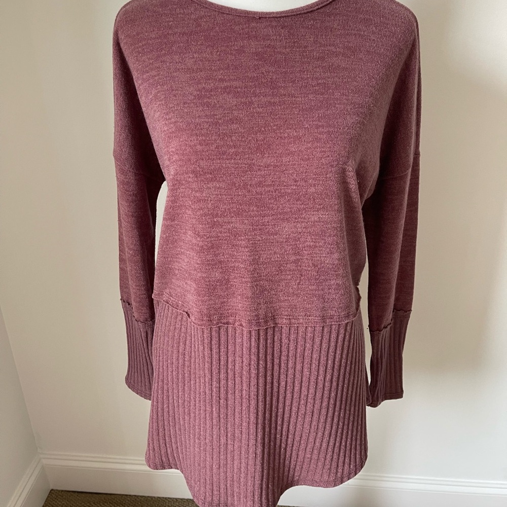 mts - Burgundy Knit Sweater - Size S